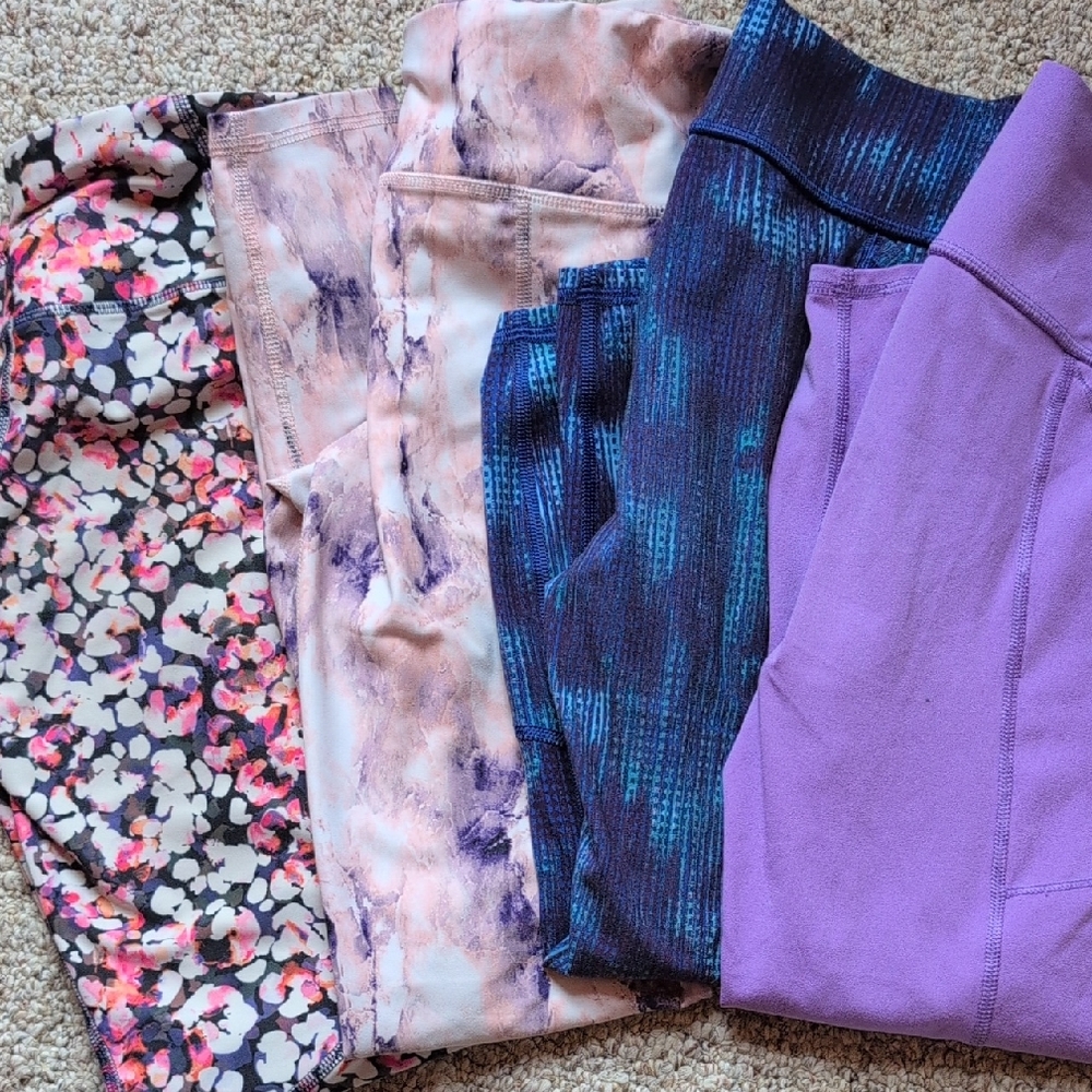 Girls Bundle Leggings Size 10/12